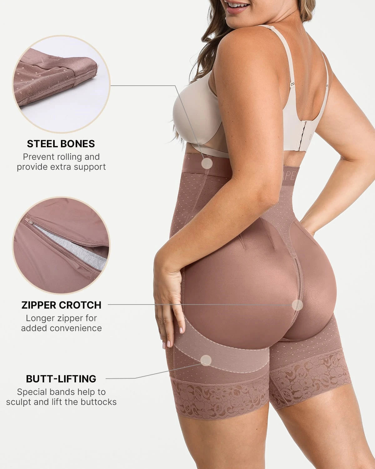 AirSlim® High Waist Butt-Lifting Polka Dot Shorts、mySite、bengalsvssteelers