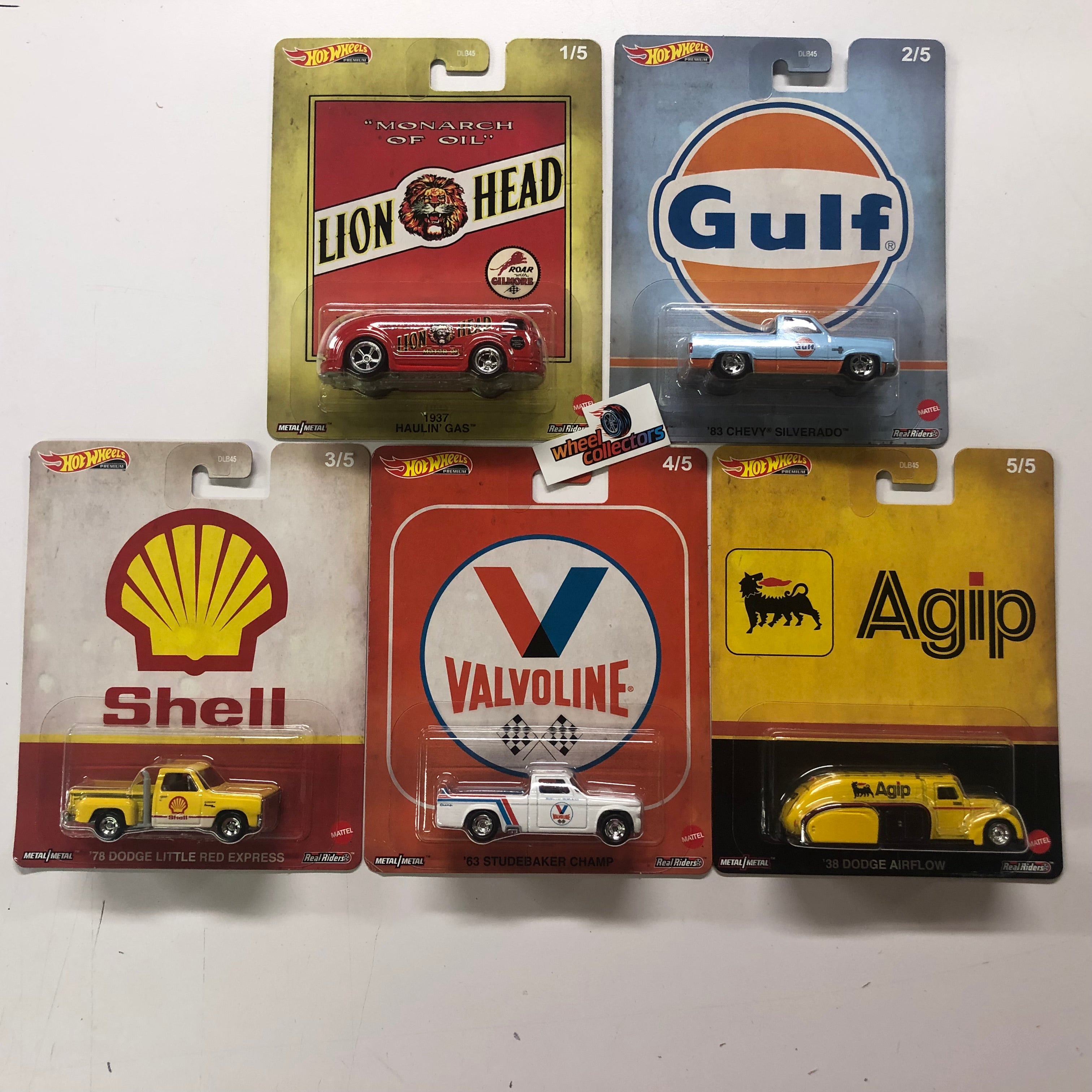 5 Car Set * DASH FUEL Vintage Oil * Hot Wheels Pop Culture Case H、mySite、hgirdovlk