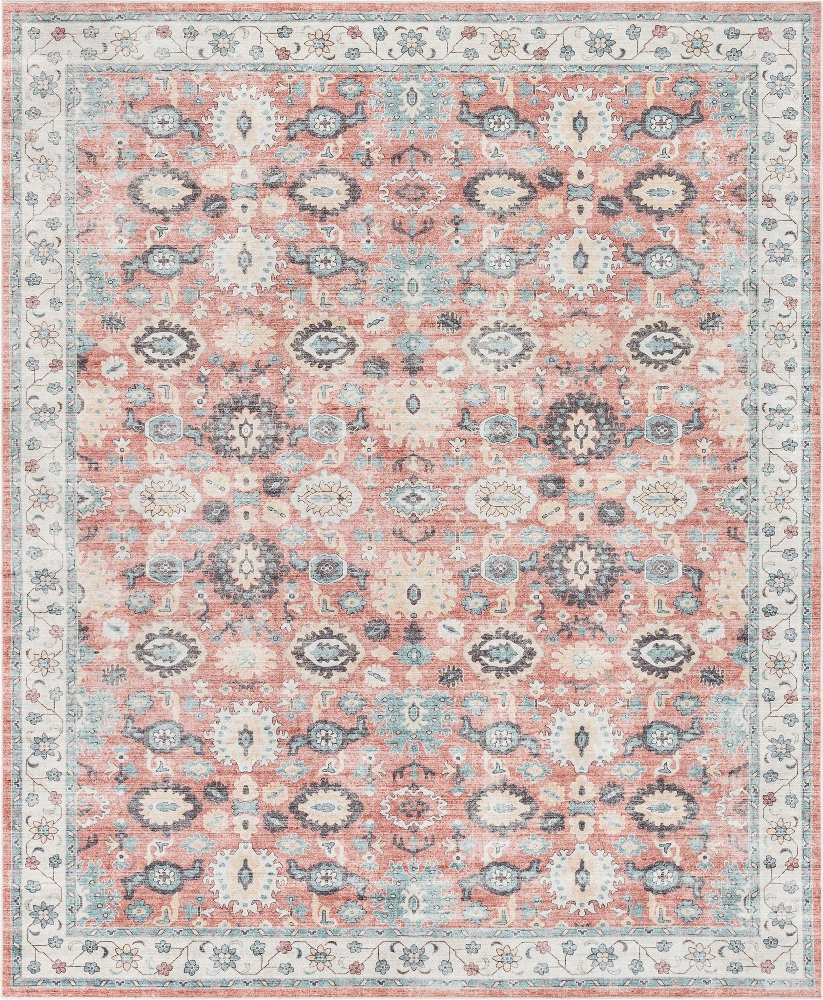 Elle Basics Gala Oriental Easy-Clean Washable Rug by Well Woven - Durable, Non-Slip, Low-Profile Design for Home Comfort、mySite、gigharbornorthrealestate