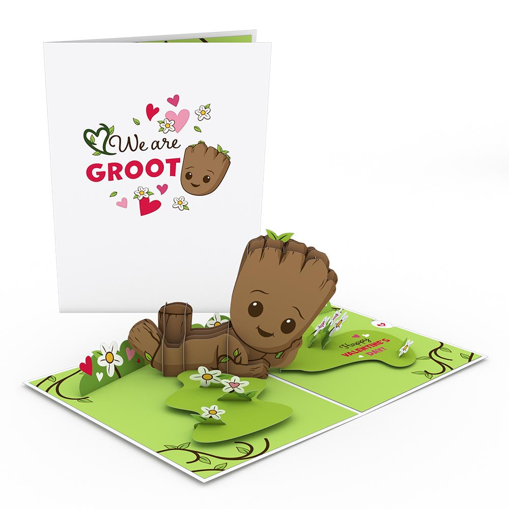 Marvel Studios' I Am Groot Valentine Pop-Up Card、mySite、solidvoid
