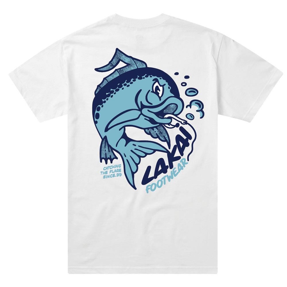  Lakai Catching The Flare T-Shirt - White、mySite、merchandisen