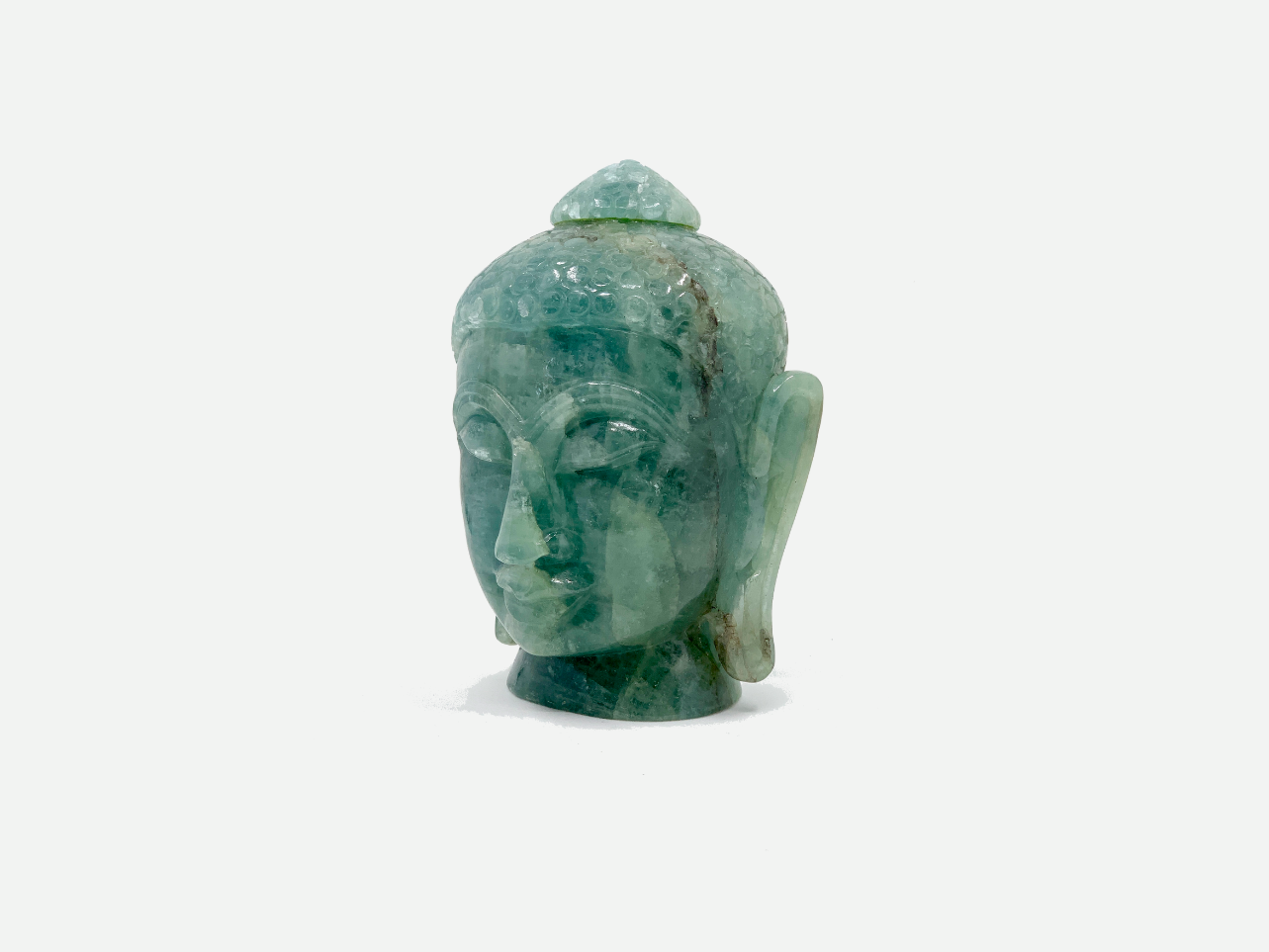 Buddha Statue - Aquamarine (Small, 15.5 cm)、mySite、topwebapps