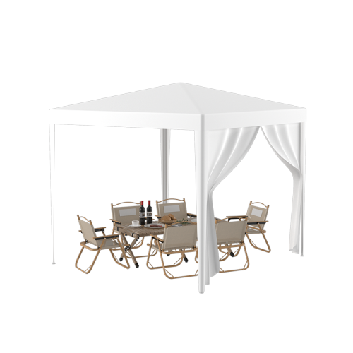 10'x10' Party Tent Outdoor Heavy Duty Gazebo Wedding Canopy + 4 Removable Walls、、eastwooduniform