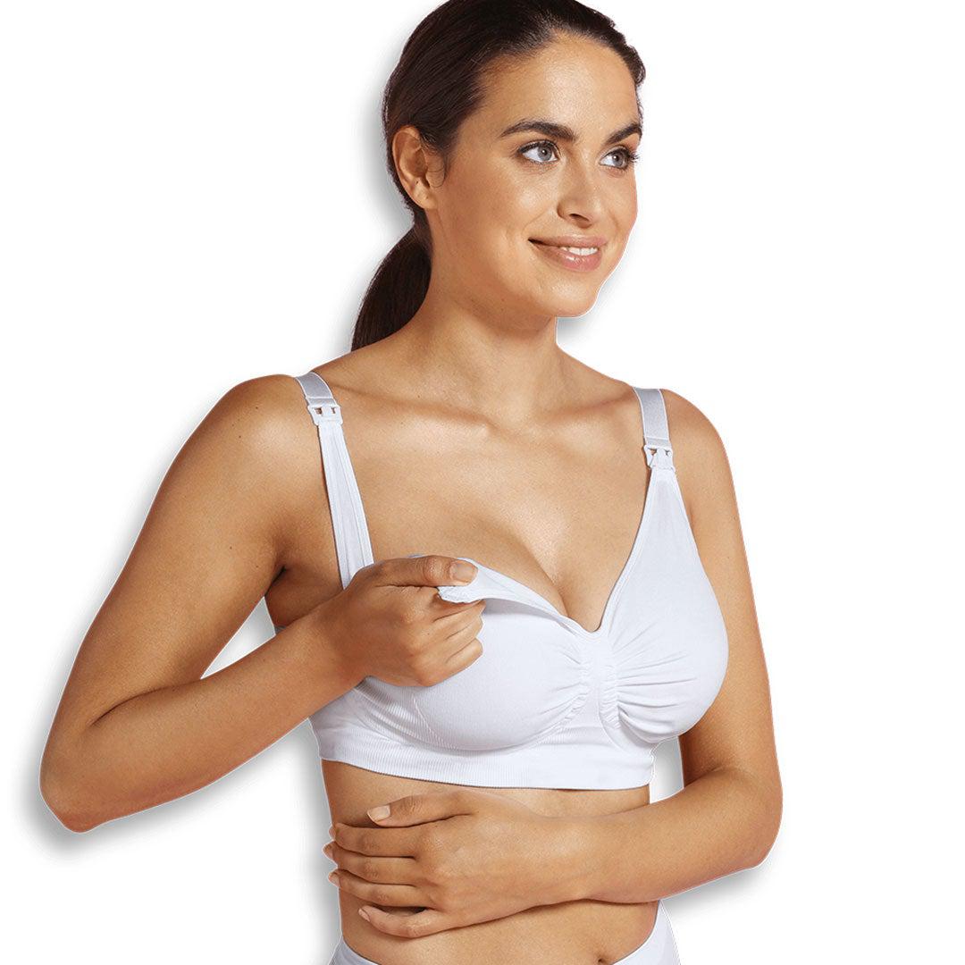  Carriwell Maternity + Nursing Bra with Carri-Gel Support - White、mySite、merchandisen