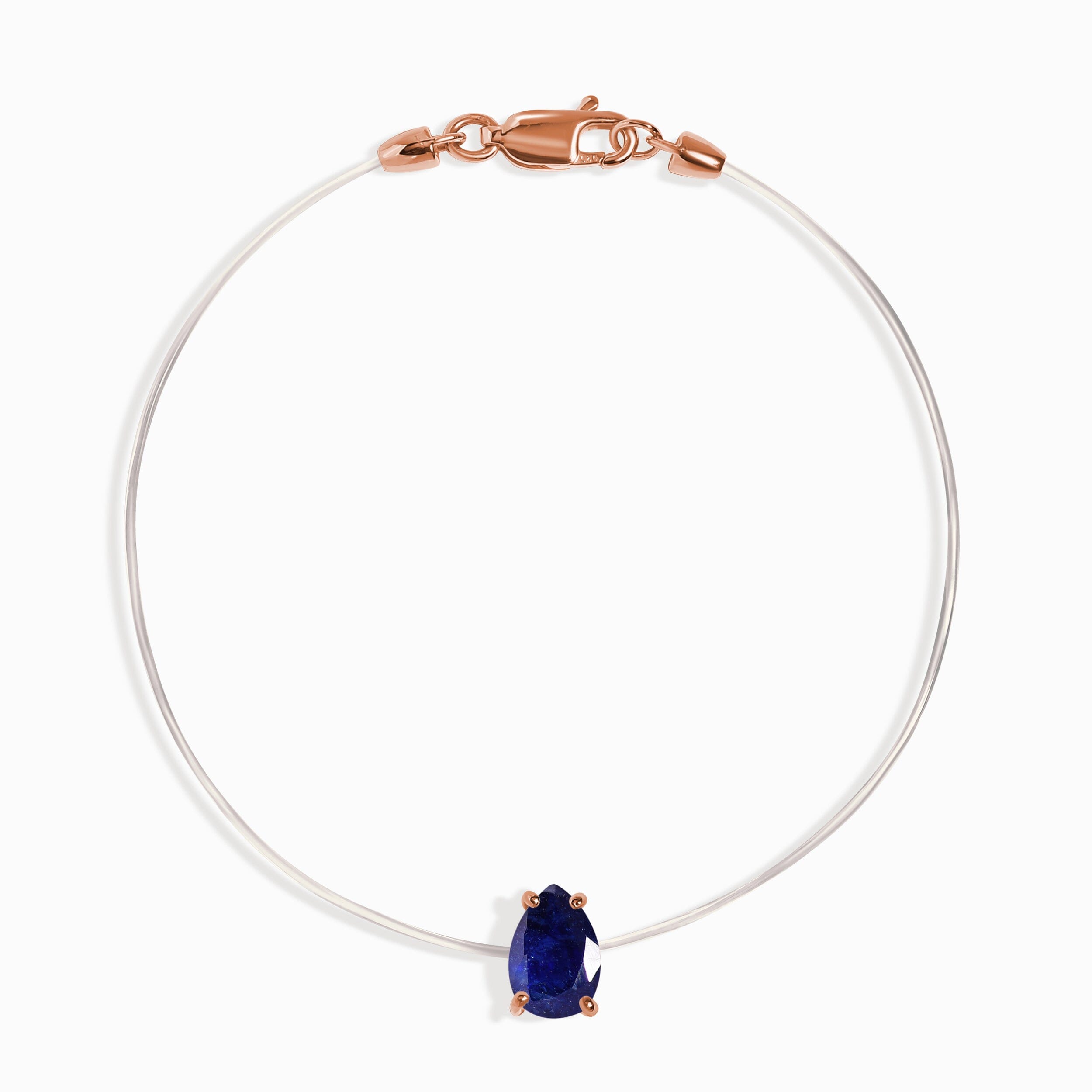 Blue Sapphire Bracelet Floating Sway - September Birthstone、mySite、hinf8tx79