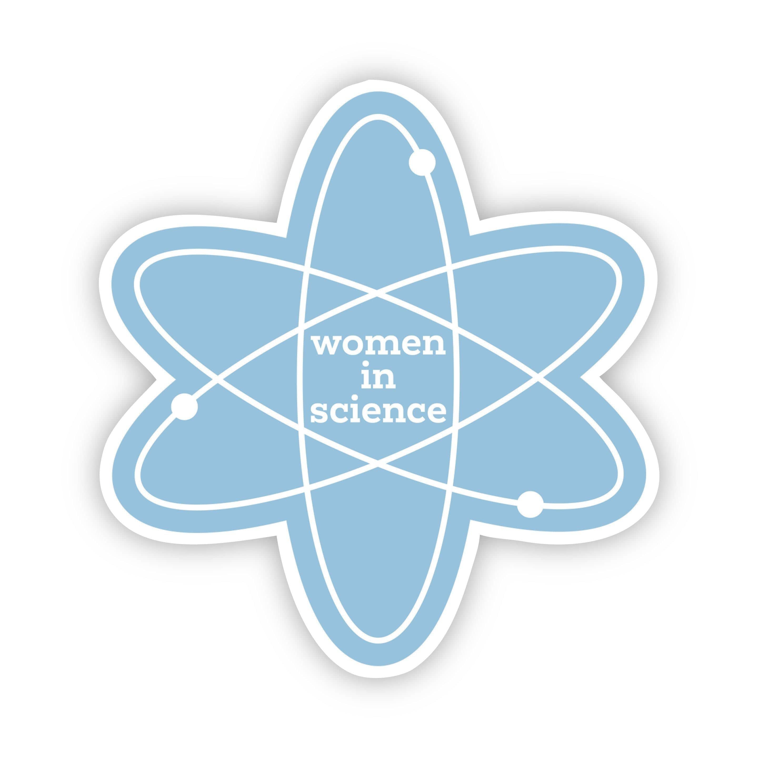  Women in Science Blue Sticker、mySite、elrpsem3k