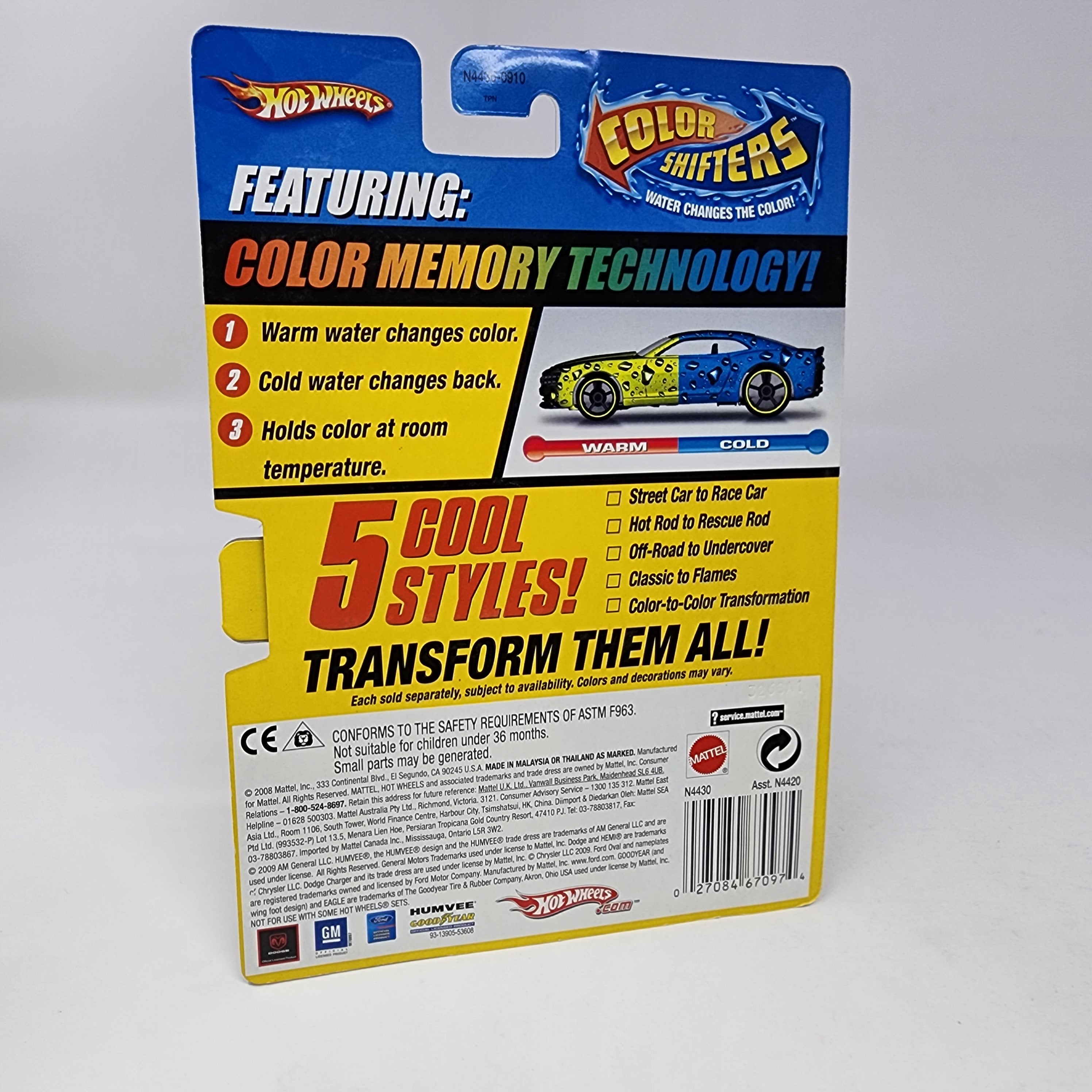 '67 Chevy Camaro * Hot Wheels Color Shifters、mySite、hgirdovlk