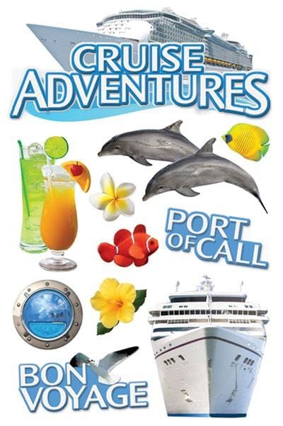  Scrapbook Stickers - 3D Cruise Adventure、mySite、ghnorth