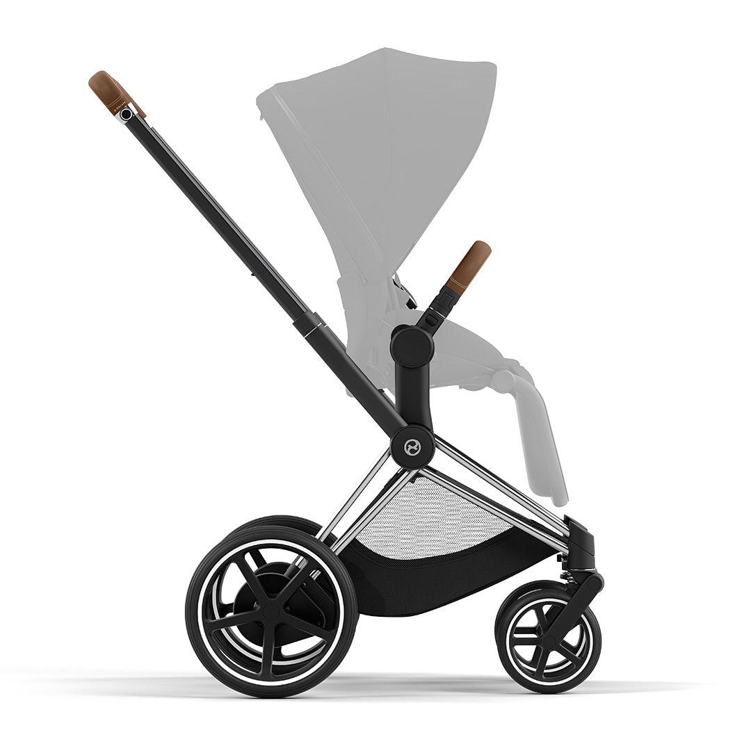 CYBEX e-Priam Frame + Seat Hardpart - Chrome Brown、mySite、merchandisen