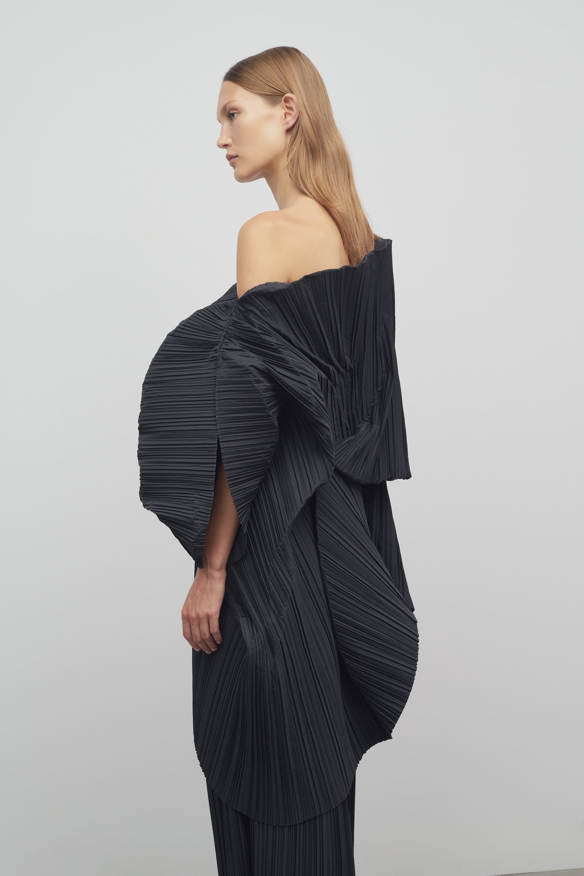 Akiko Top in Polyester and Wool、mySite、aoinhome