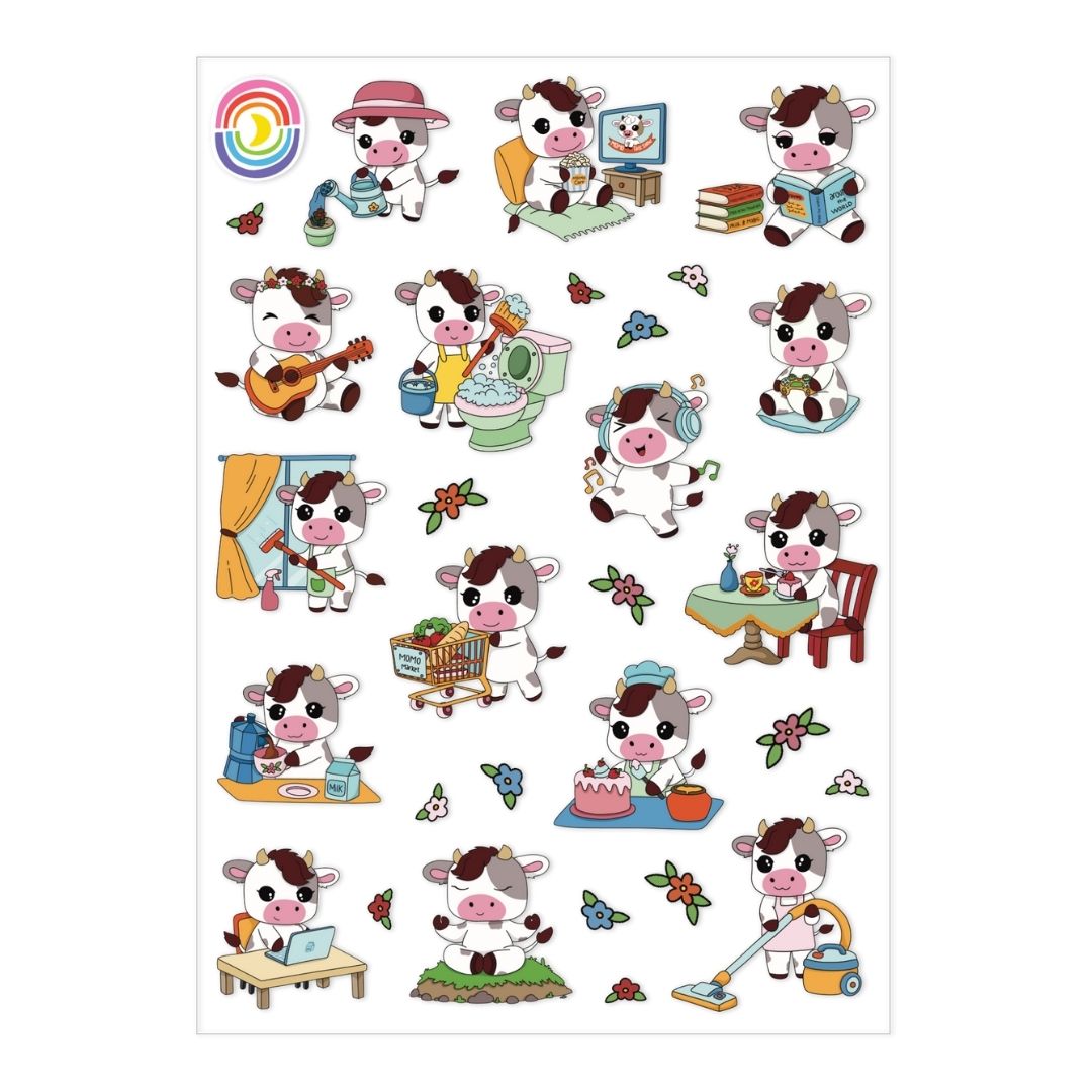  Cowmopolitan Life Sticker Sheet、mySite、ghnorth