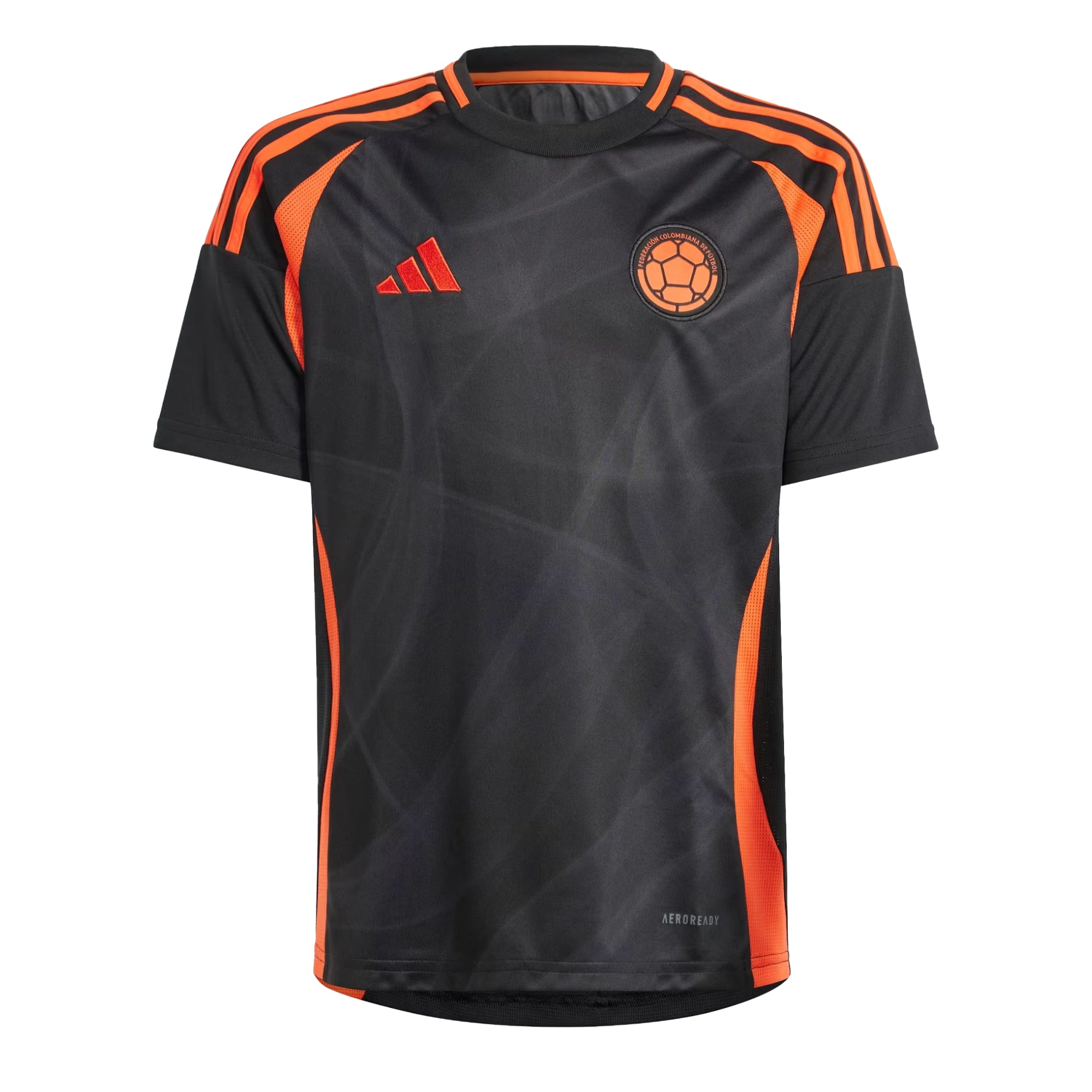 adidas Kids Colombia 2024/25 Away Jersey Black/Orange、mySite、noshort