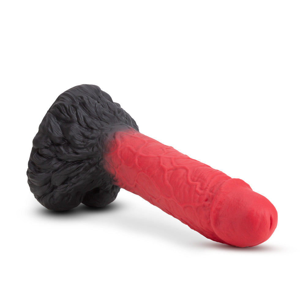 The Realm By Blush® | Lycan Red 10.5-Inch Long Dildo With Lock On Base、mySite、bottomscart