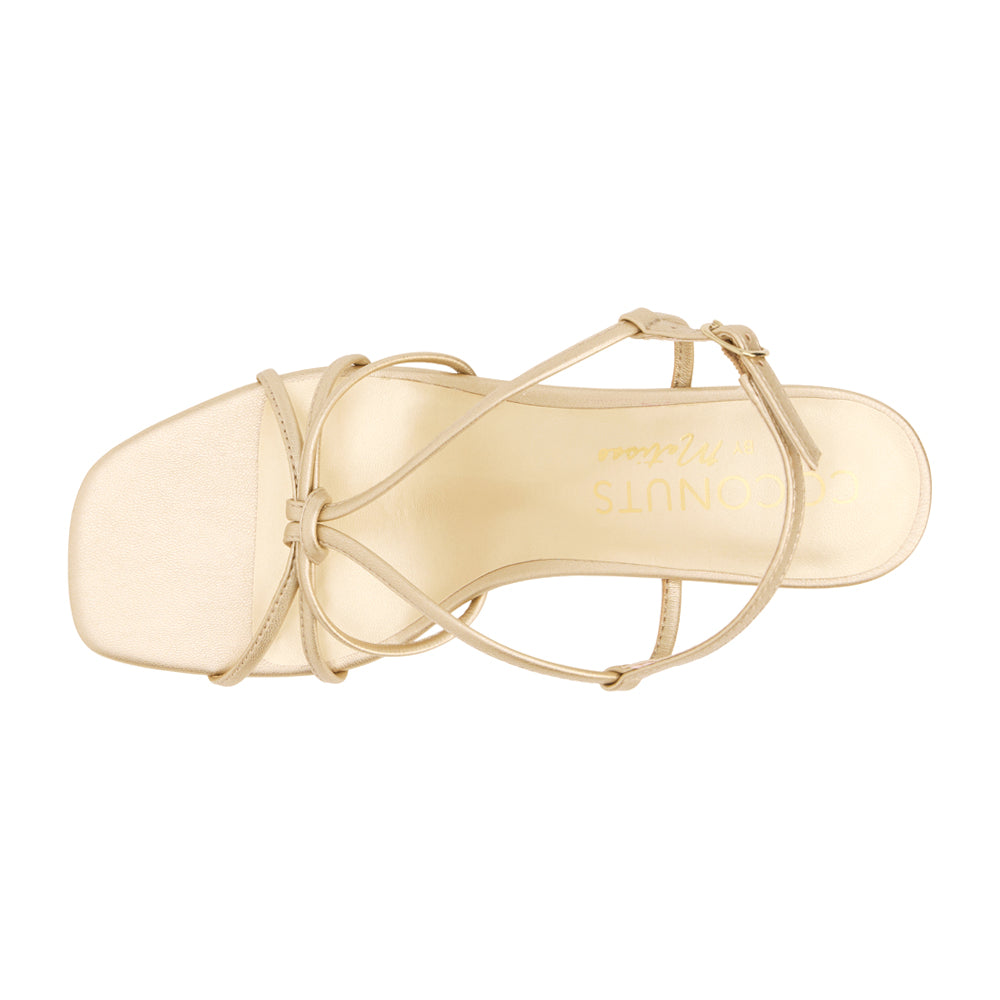 Cambria Metallic Kitten Heel Slingback Sandals、mySite、gtrtttuynbv