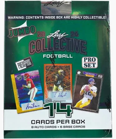 2024 Leaf Collective Football Hobby Jumbo Box、mySite、waistdrama