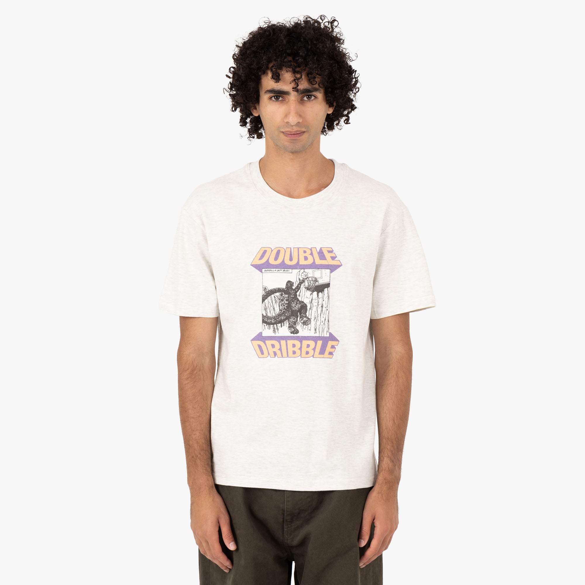  Double Dribble DD Godzilla T-shirt / Heather、mySite、merchandisen