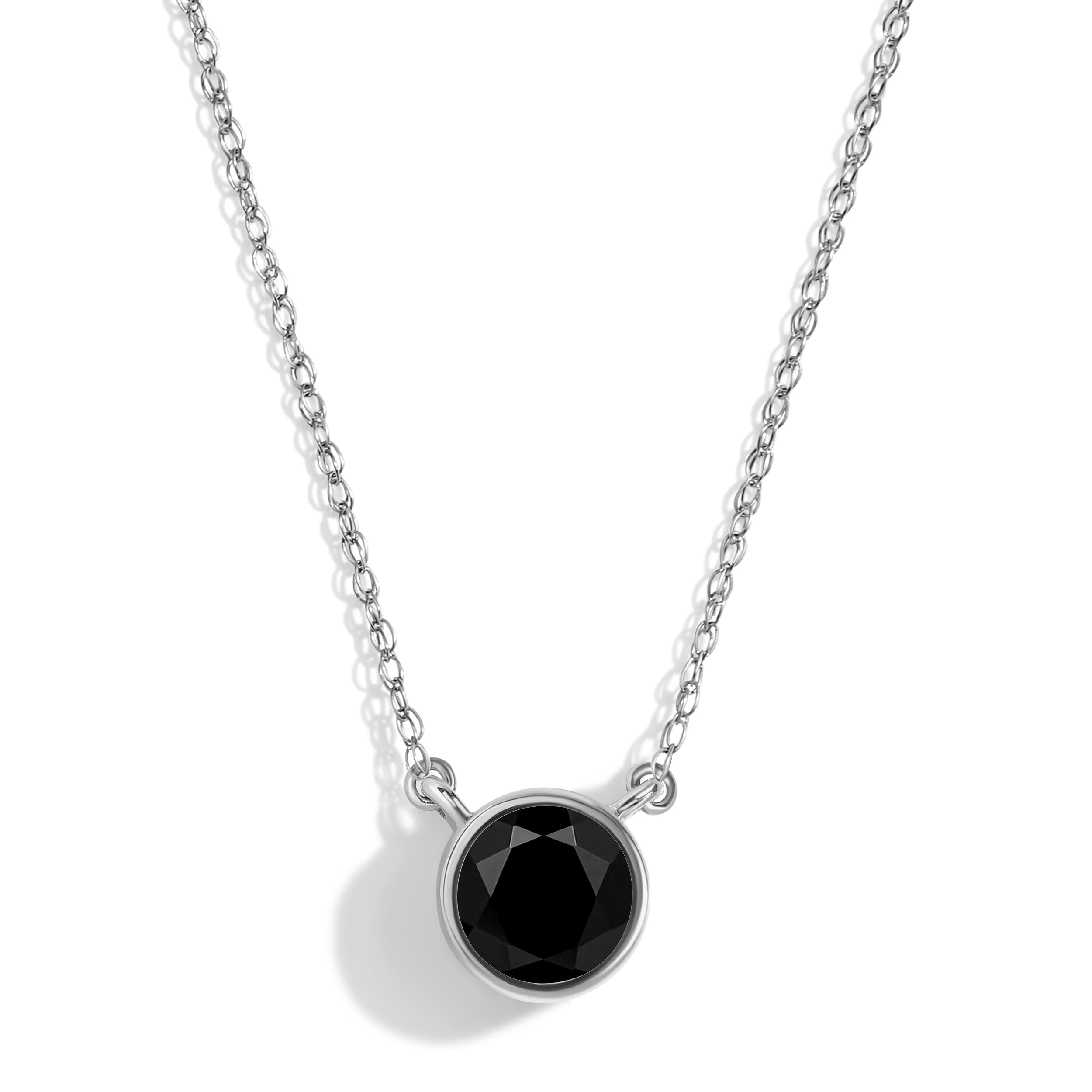 Black Onyx Necklace - Solitaire、mySite、hinf8tx79