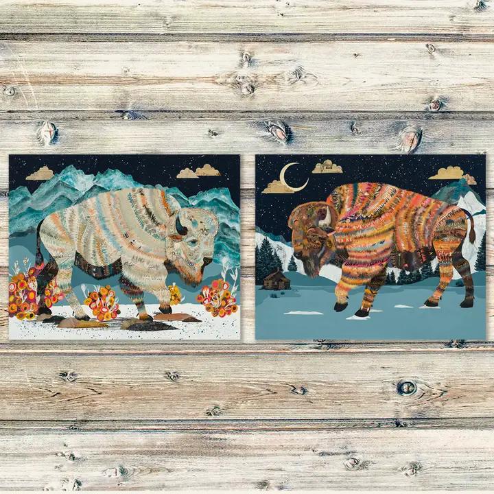 Art Print | Buffalo Wall Art | Under the Milky Way、mySite、g9winljtr