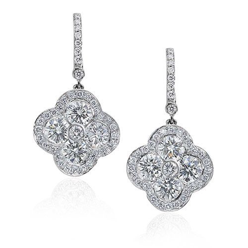 Gumuchian Fleur Diamond Drop Earrings、mySite、hinf8tx79