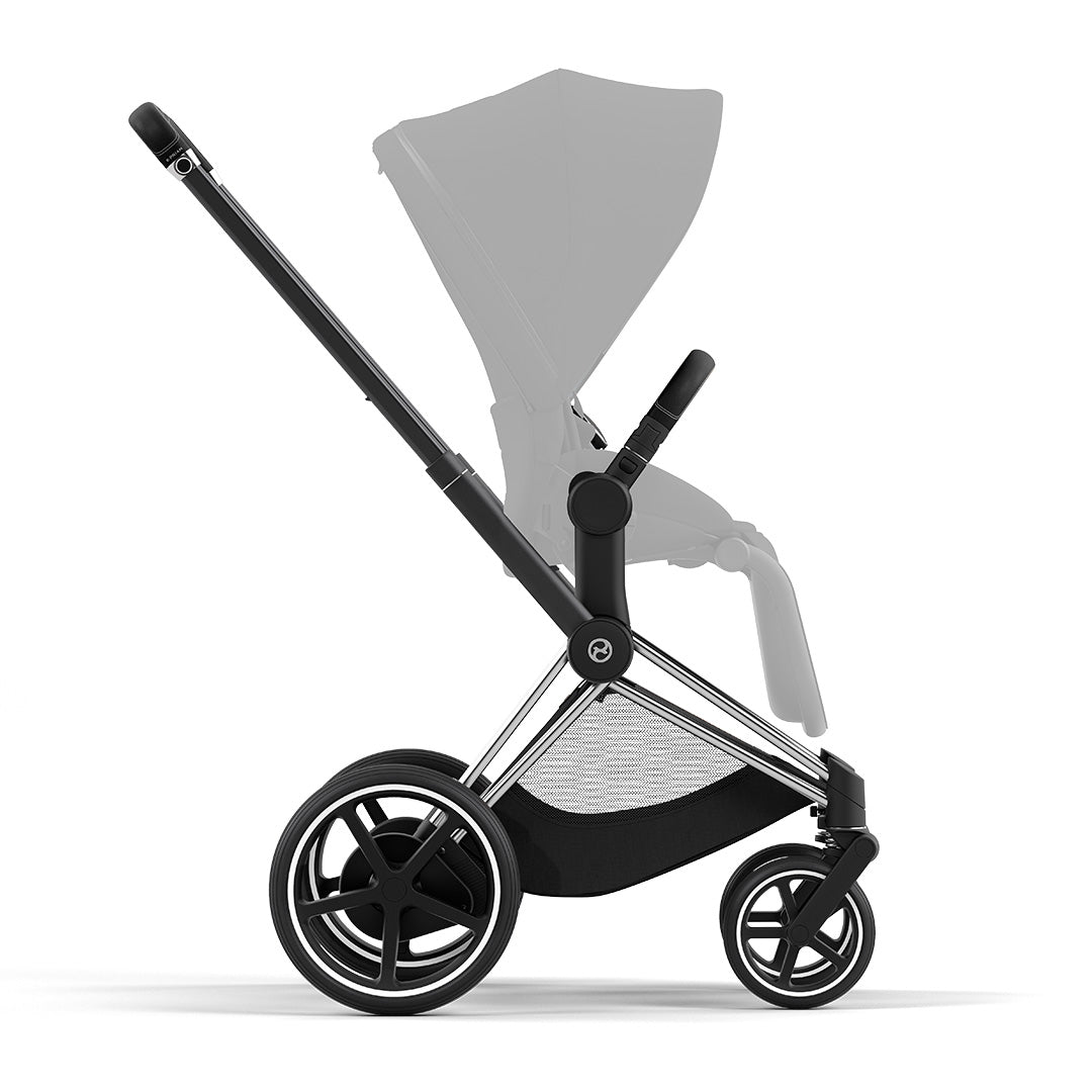  CYBEX e-Priam Frame + Seat Hardpart - Chrome Black、mySite、merchandisen