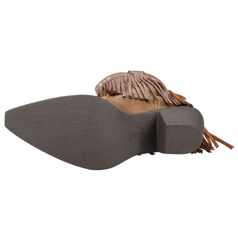 Fringes Snip Toe Cowboy Boots、mySite、gtrtttuynbv