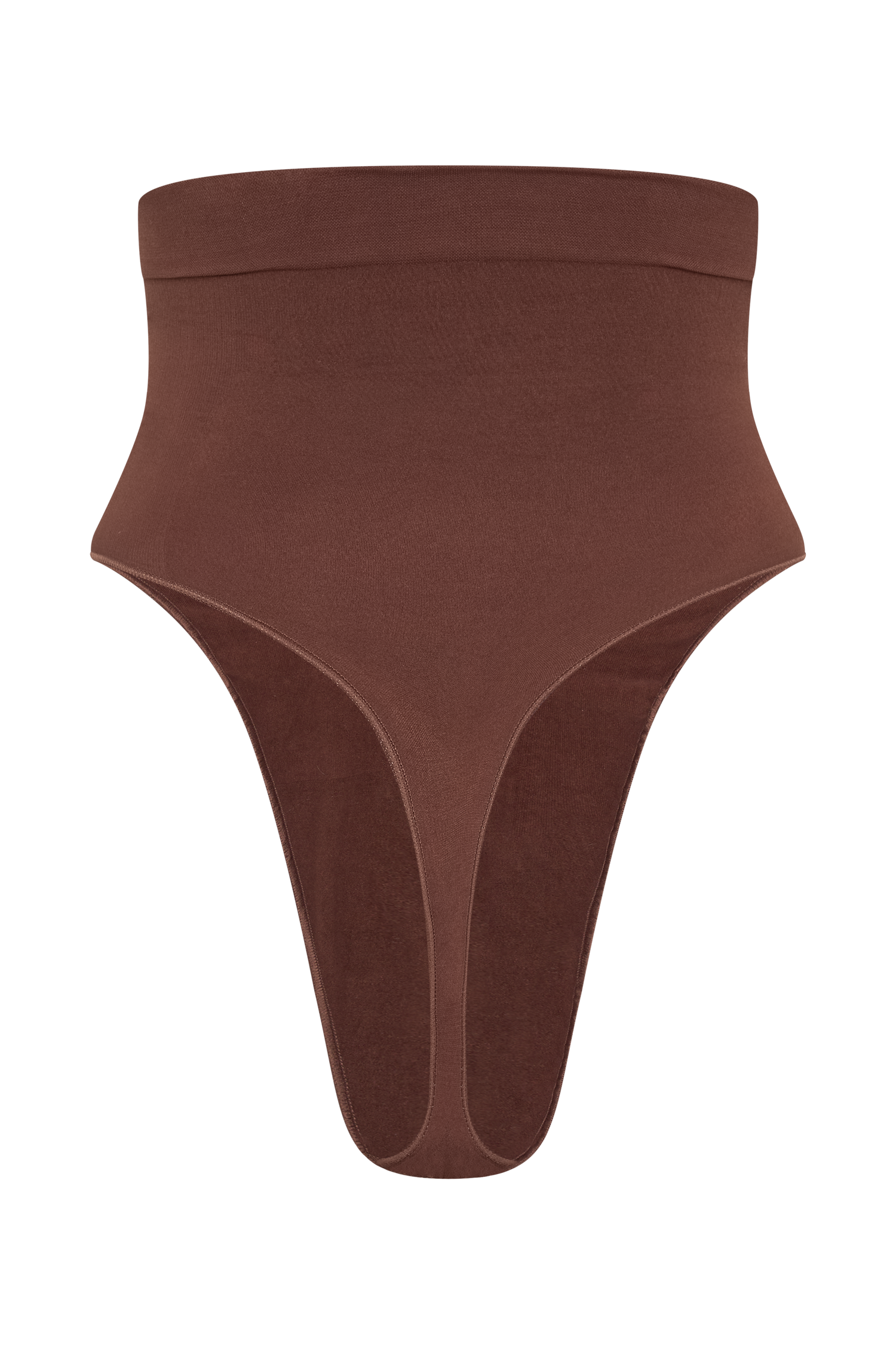 Saria High Waist Shapewear Briefs - Espresso、mySite、solidvoid