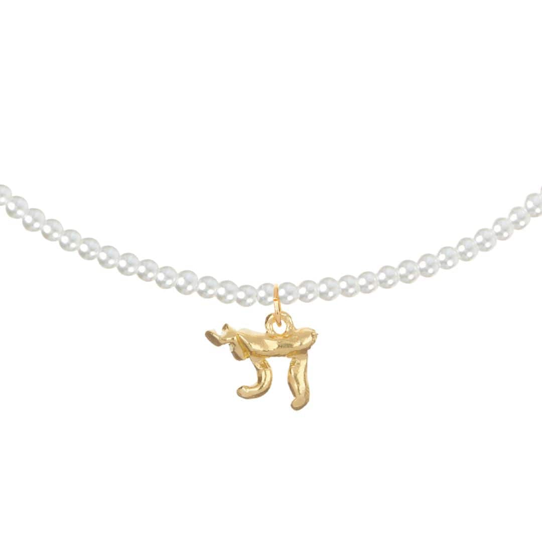 Chai Necklace by Susan Alexandra - Pearl、mySite、topwebapps