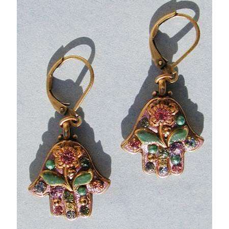 Michal Golan Pink Hamsa Earrings、mySite、topwebapps