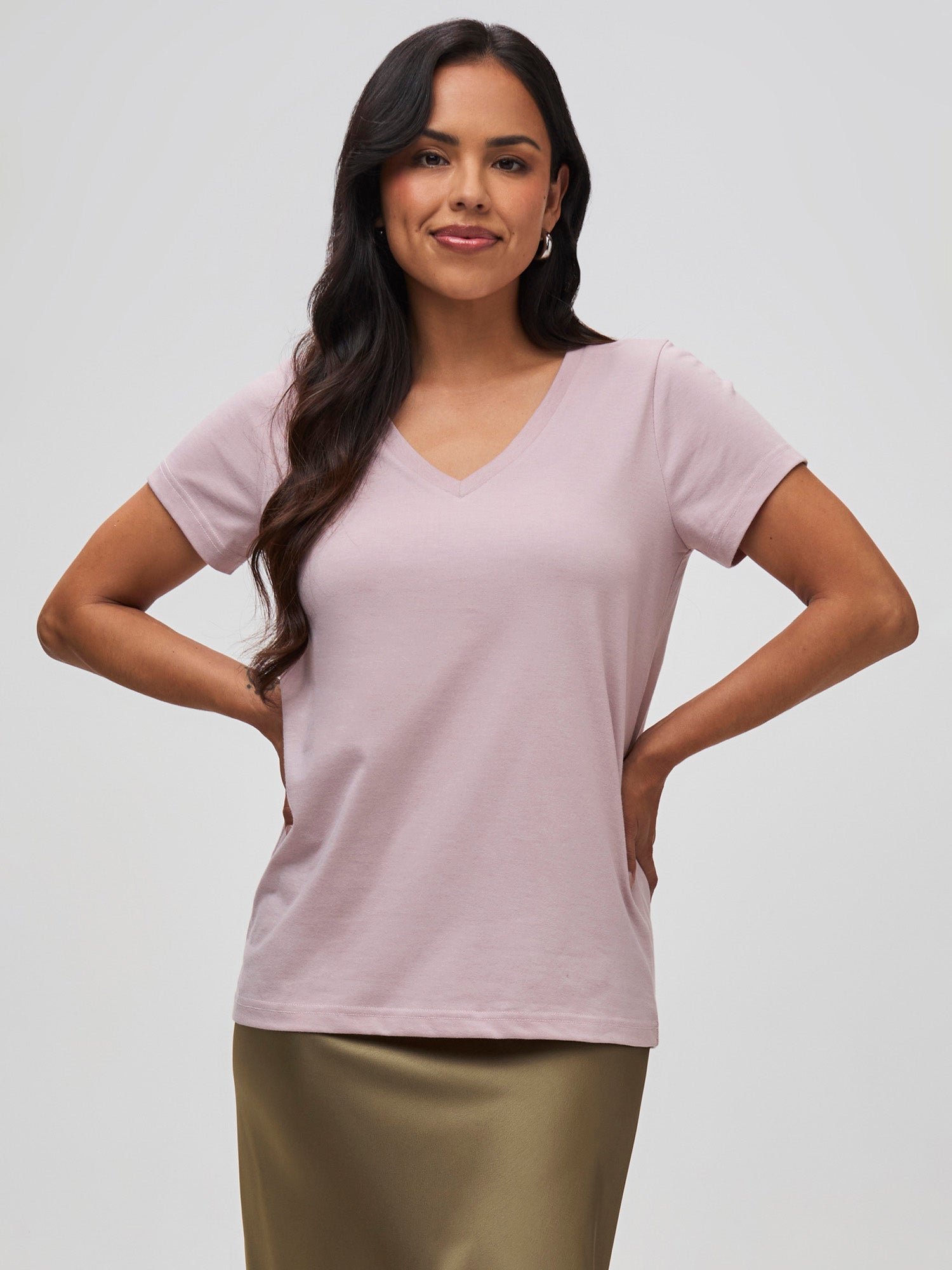  Women's Blush V-Neck、mySite、ghnorth