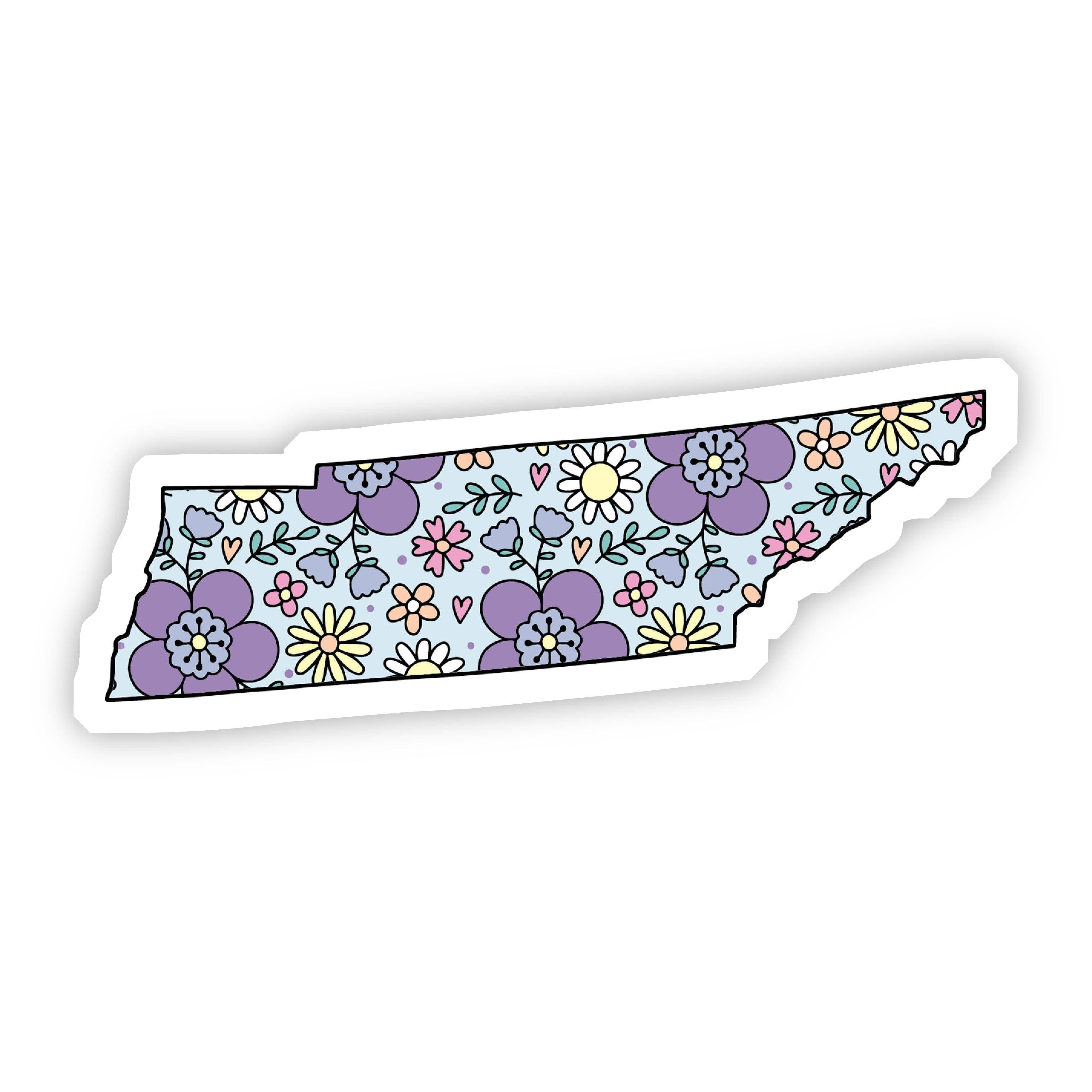  Tennessee Floral Sticker、mySite、elrpsem3k