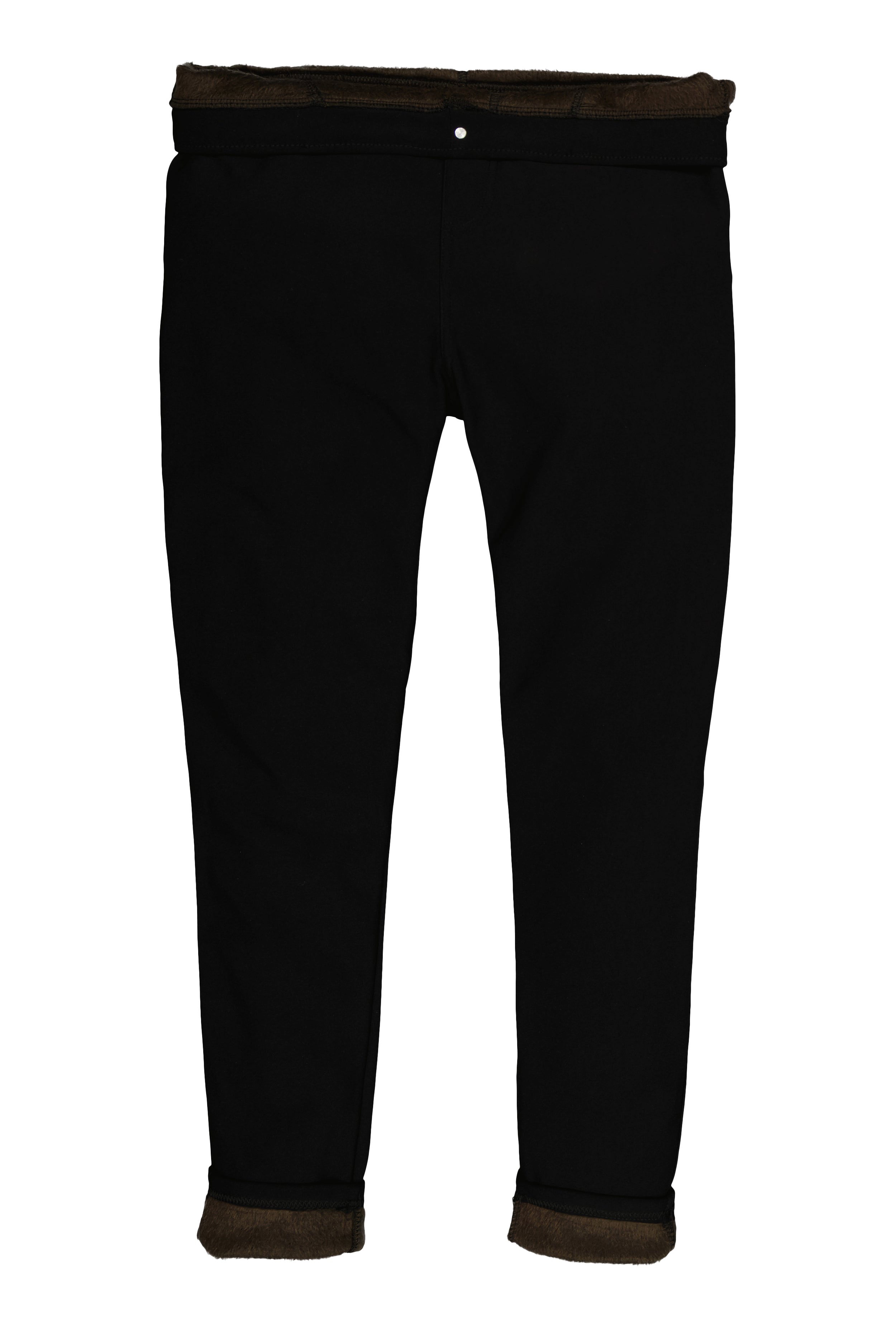 Plus Size Faux Fur Lined Skinny Leg Pants、mySite、camillekostekn