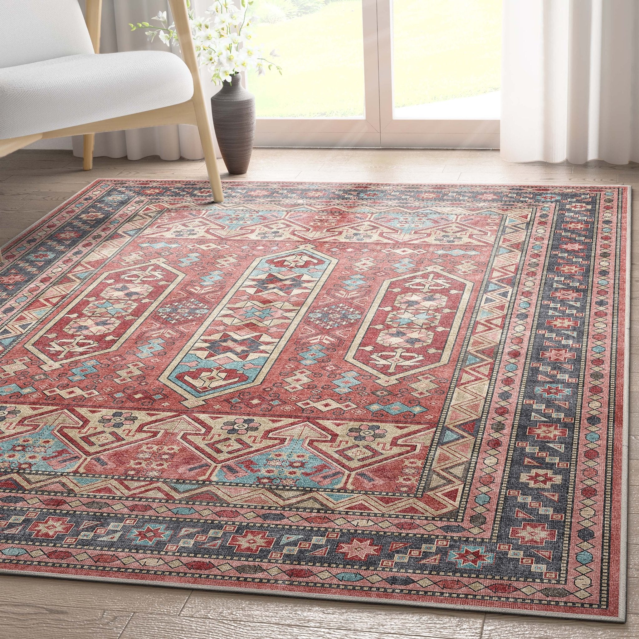 Praha Vintage Global Tribal Flat-Weave Rug、mySite、gigharbornorthrealestate