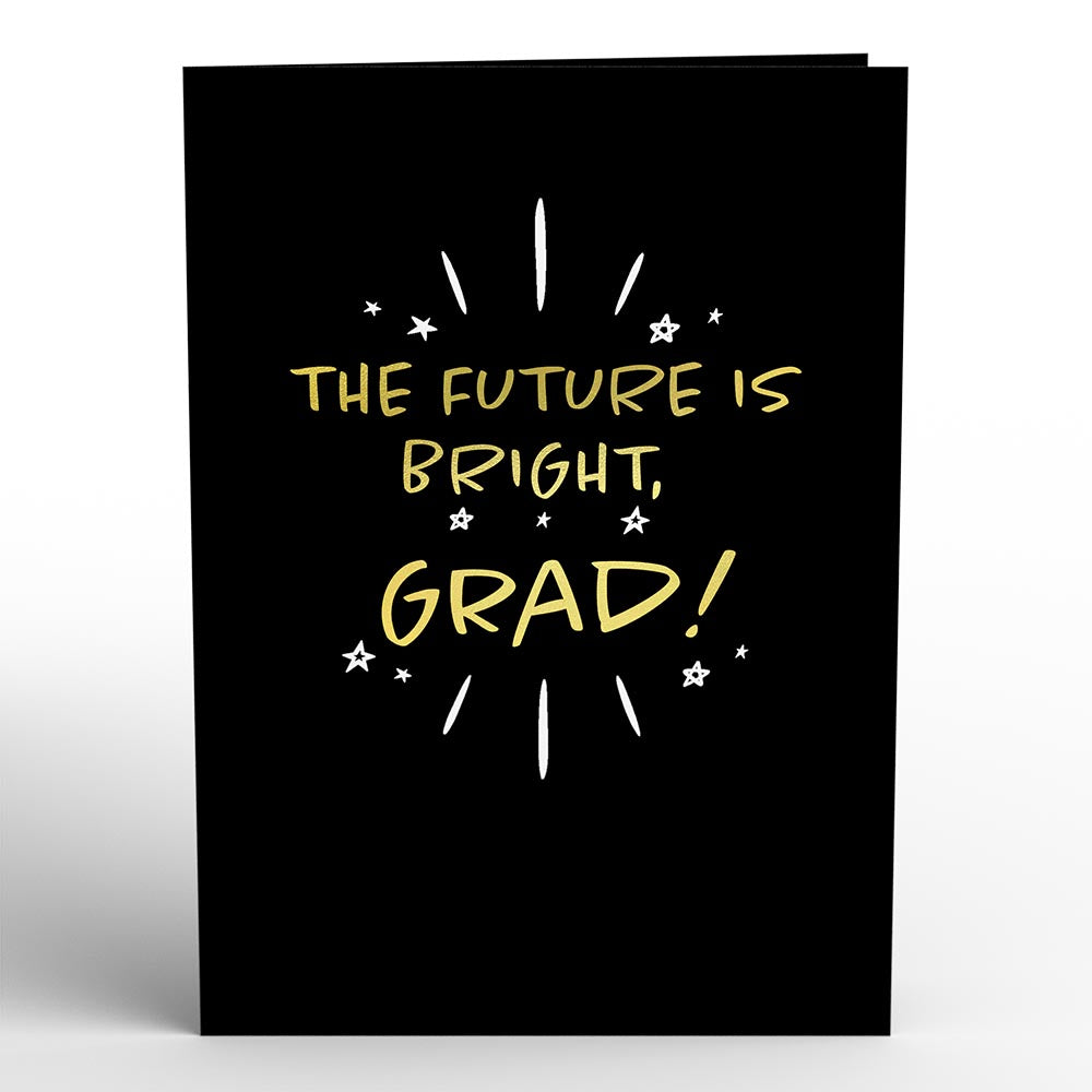 Future Is Bright Graduation Pop-Up Card、mySite、solidvoid