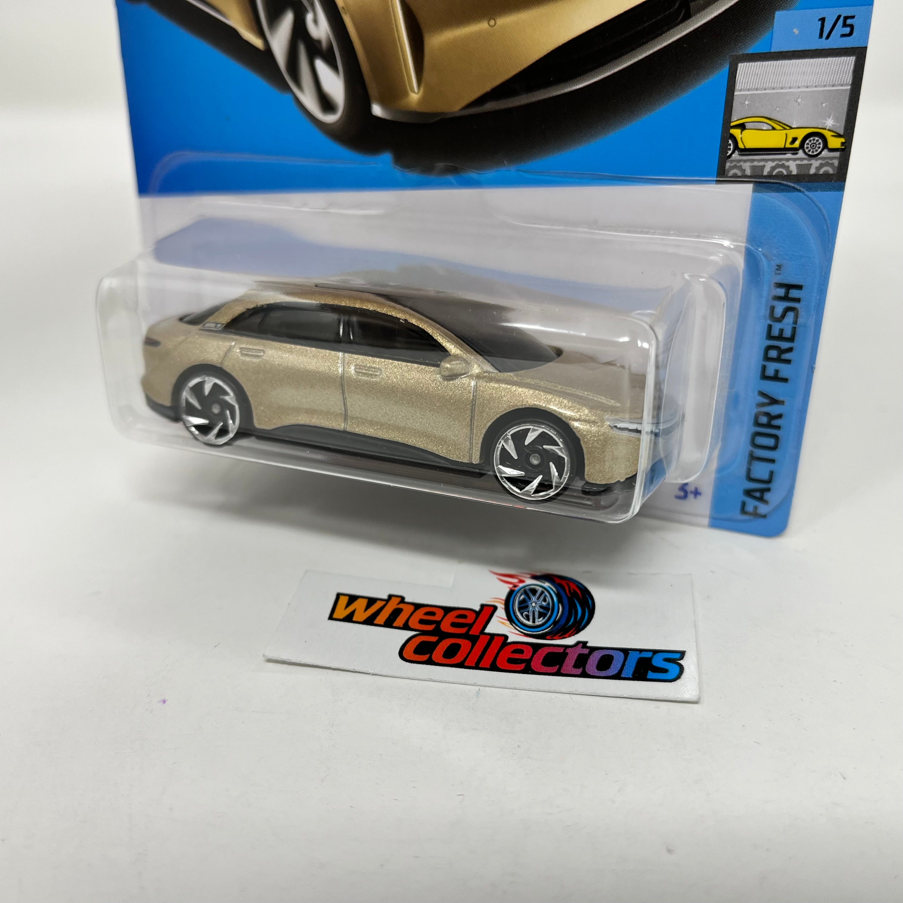 Lucid Air #97 * Gold * 2023 Hot Wheels Case D、mySite、hgirdovlk