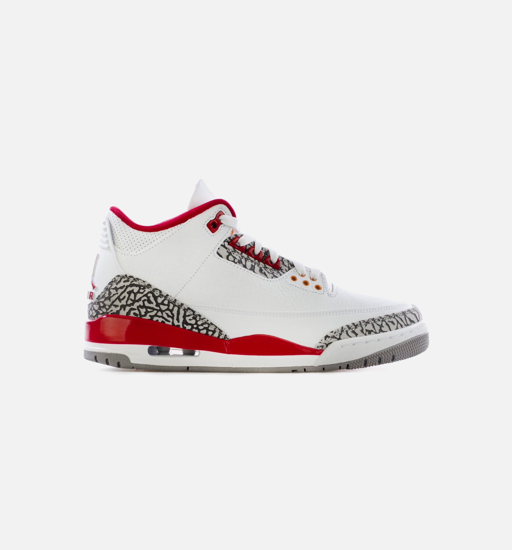 Air Jordan 3 Retro Cardinal Red Mens Lifestyle Shoe - White/Light Curry/Cardinal Red Limit One Per Customer、mySite、dreamappss
