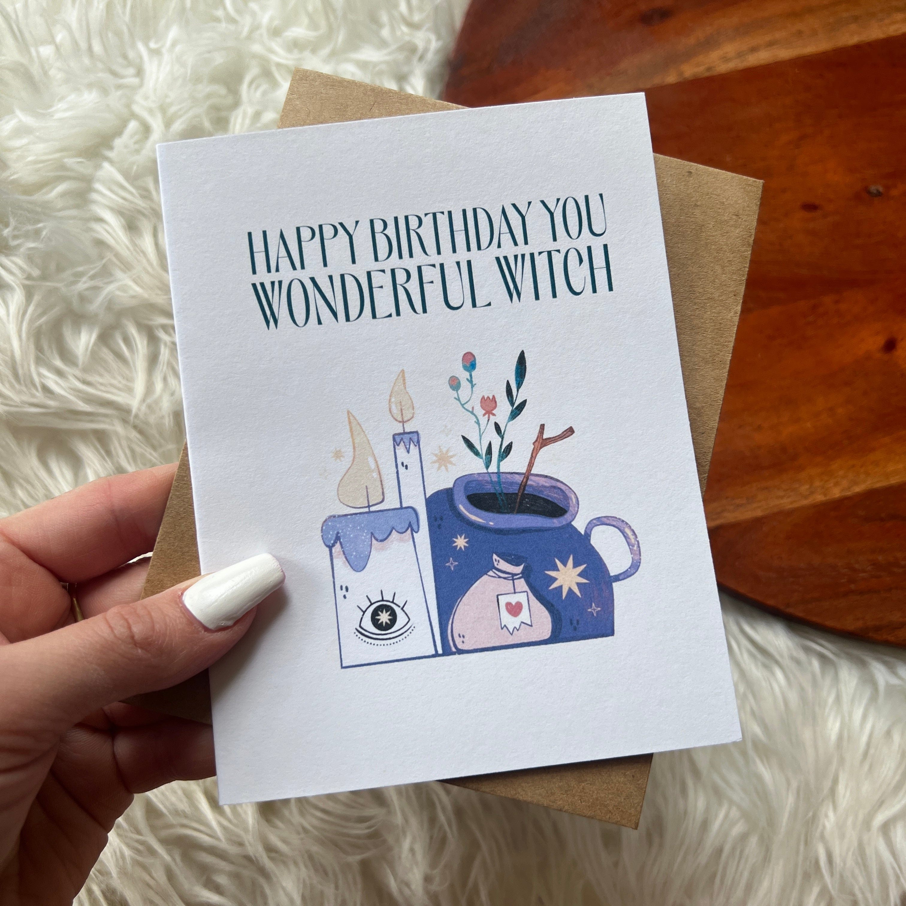 Happy Birthday You Wonderful Witch Birthday Card、mySite、ghnorth