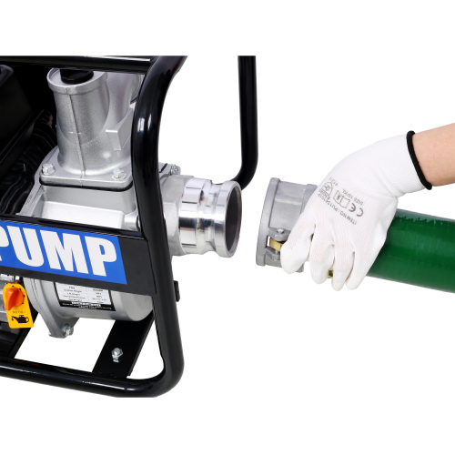 Semi Trash Pump 3 inch, 209cc 7HP 4 stroke OHV ENGINE, Gas Powered Semi Trash Water Pump 50 ft Discharge Hose, 12 ft Suction Hose with Complete Fittings,EPA compliant、、eastwooduniform