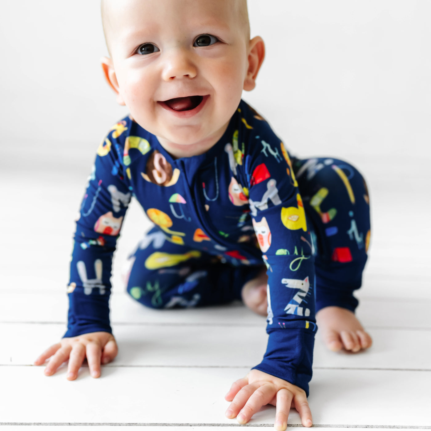 Navy Alphabet Friends Zippy、mySite、g9winljtr