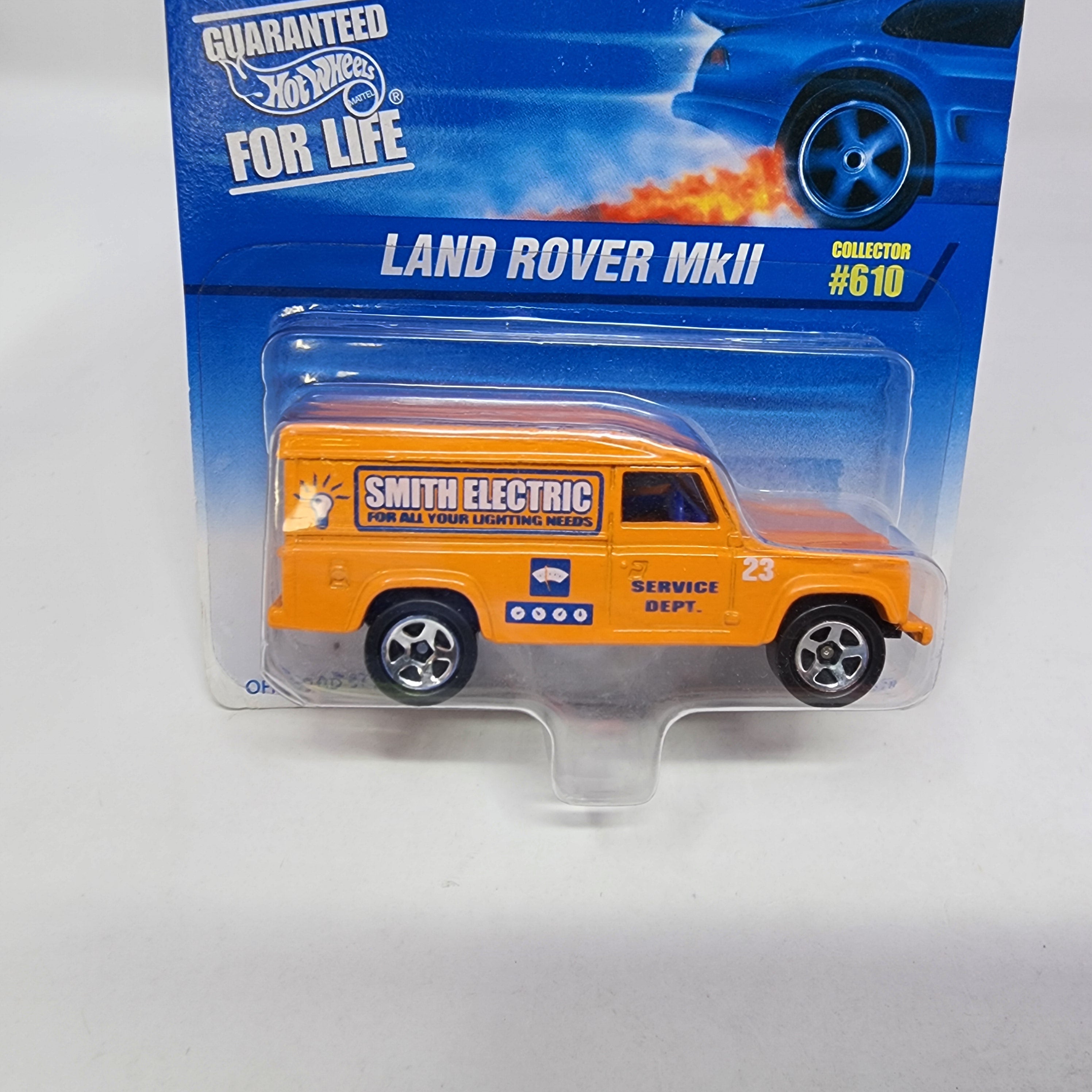 Land Rover MkII #610 * Orange * Hot Wheels Blue Card、mySite、hgirdovlk