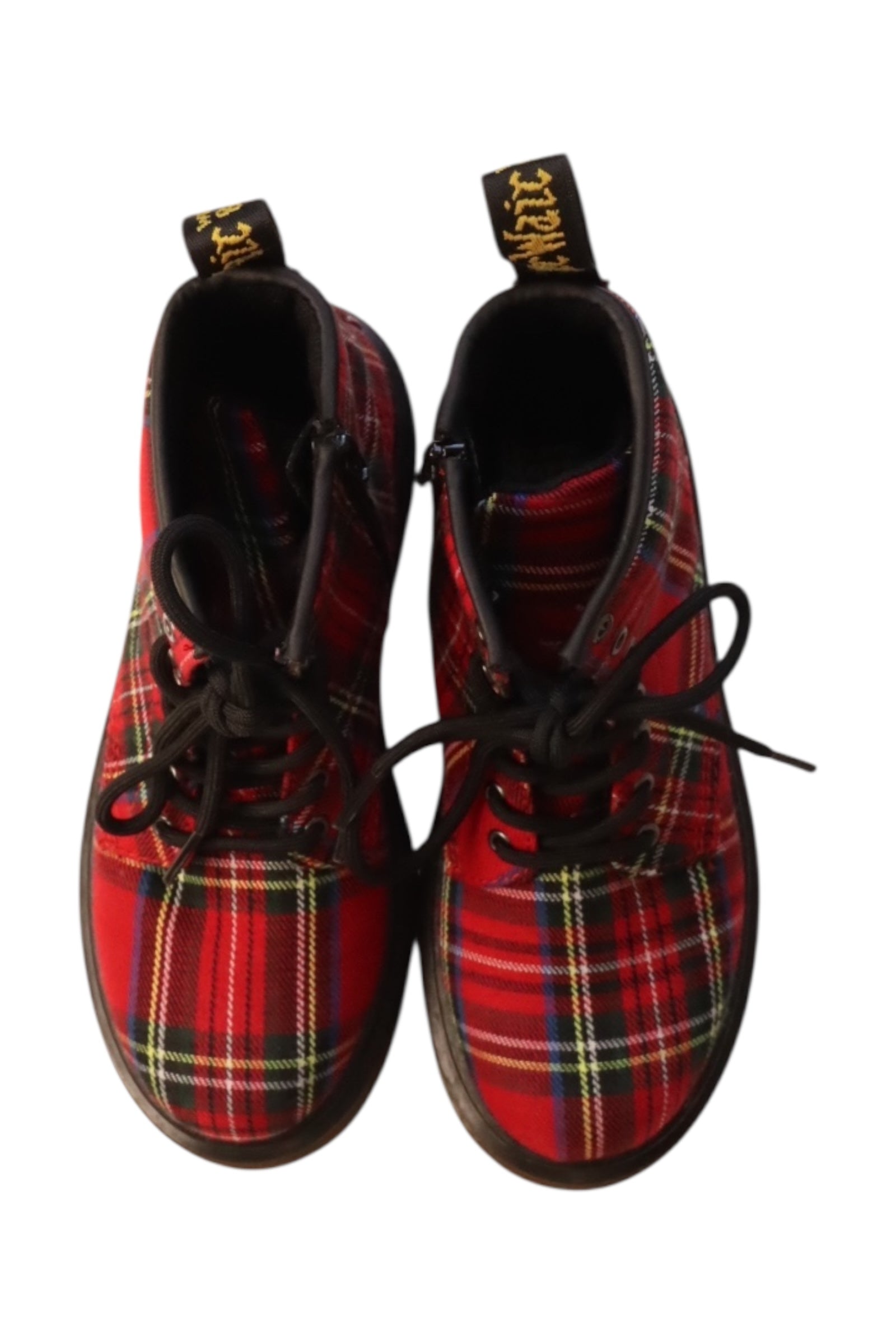 Dr. Martens Tartan Boots EU33、mySite、g9winljtr