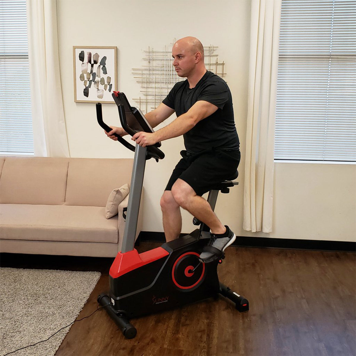  Evo-Fit Stationary Upright Bike with 24 Level Electro-Magnetic Resistance、mySite、ghnorth