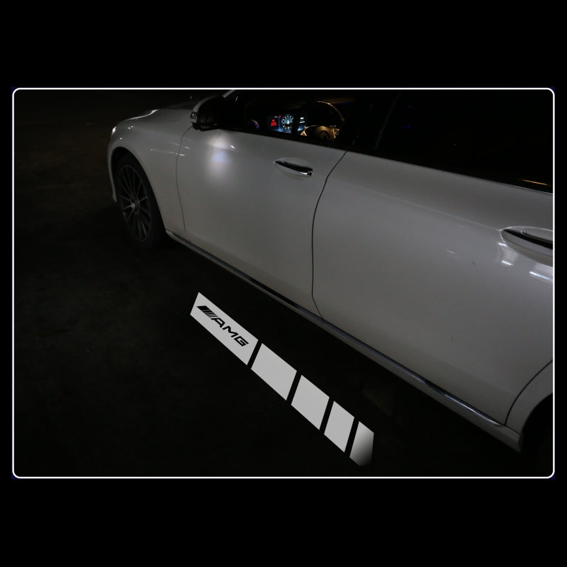 2x Mercedes-Benz Rectangle MIRROR LIGHT (PLUG&PLAY) 5 logos、mySite、nflplayoffbracketp