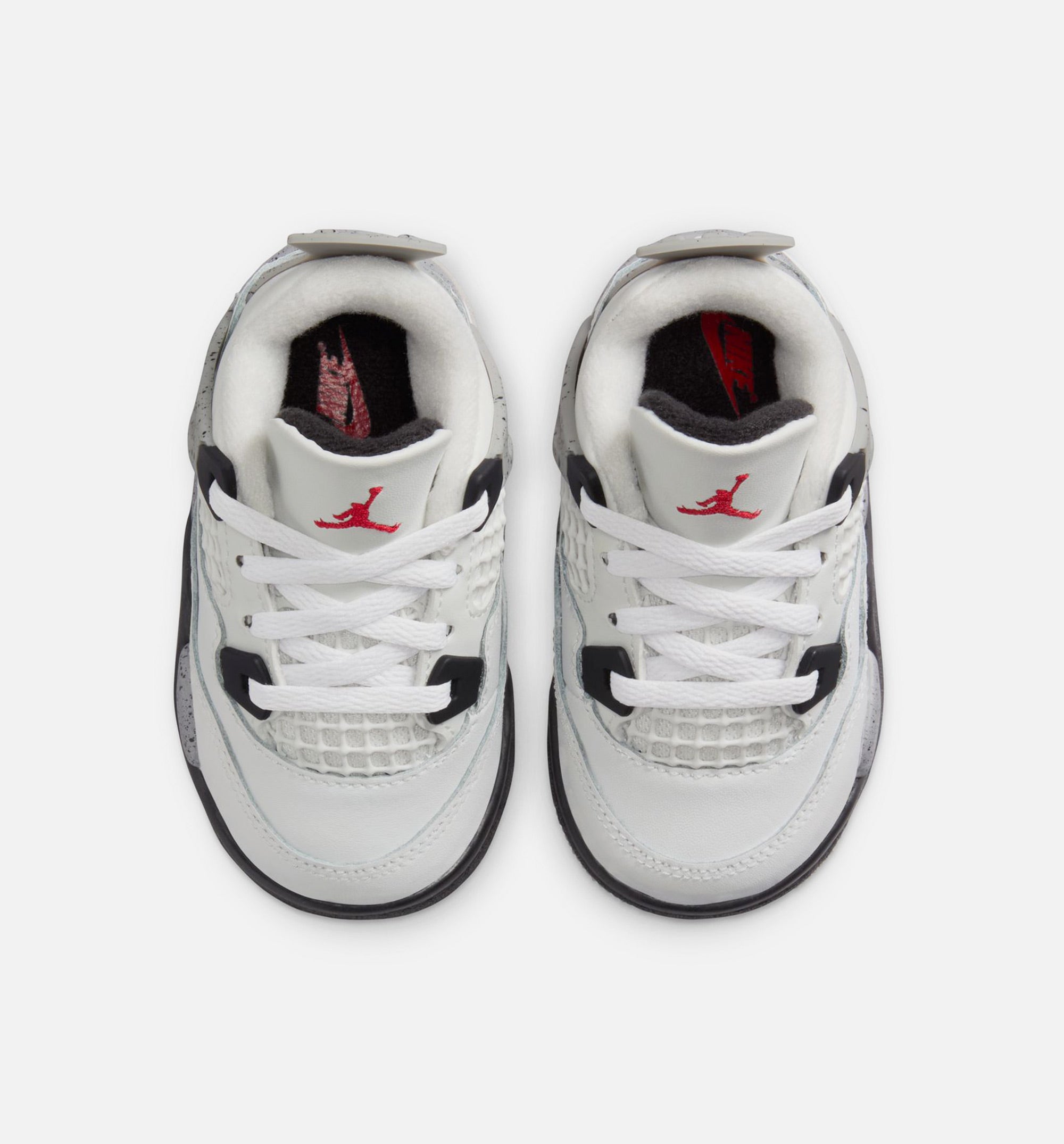 Air Jordan 4 Retro White Cement Infant Toddler Lifestyle Shoe - Summit White/Fire Red/Cement Grey/Black、mySite、dreamappss