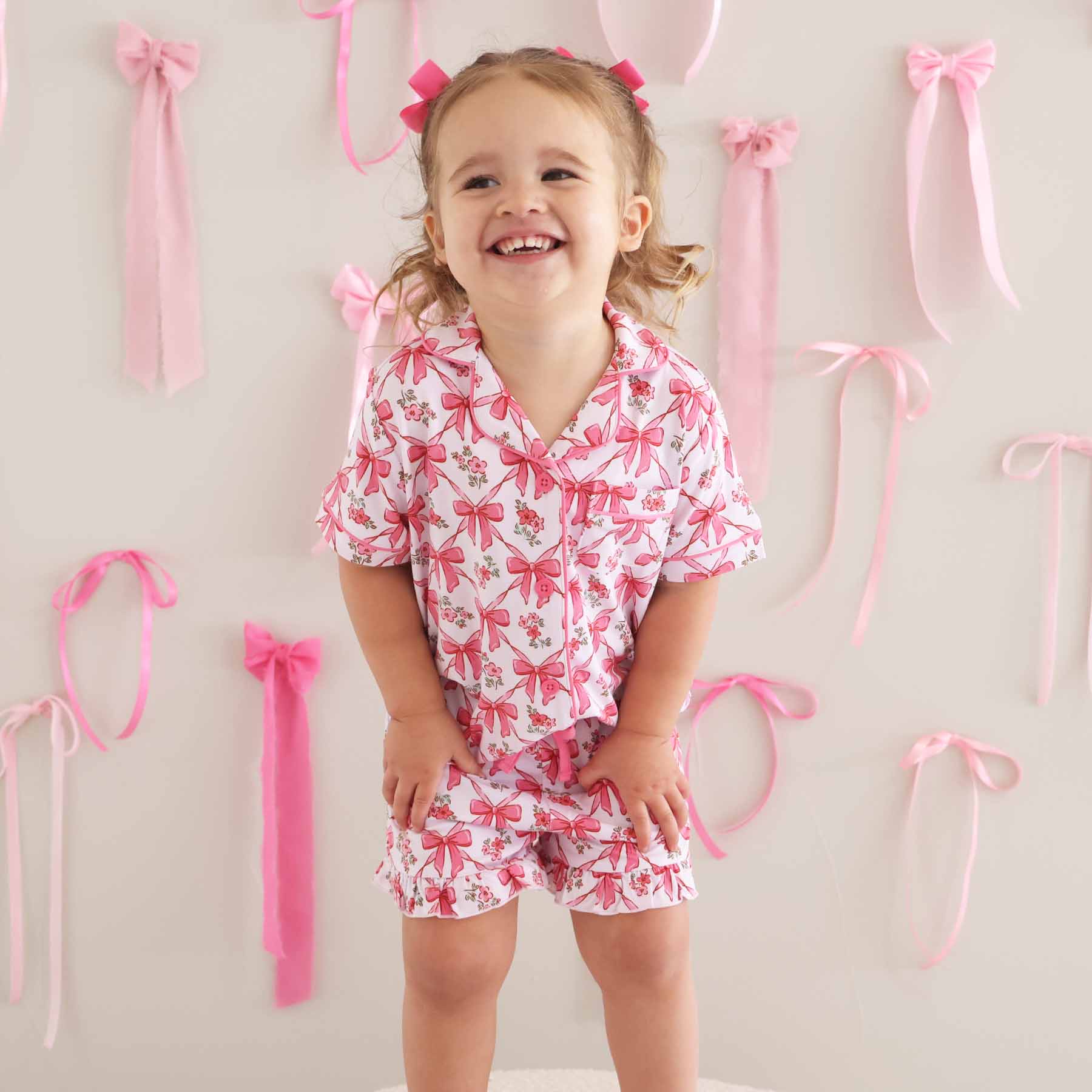  Two Piece Short Lounge Set | Bow Besties、mySite、layawaytickets