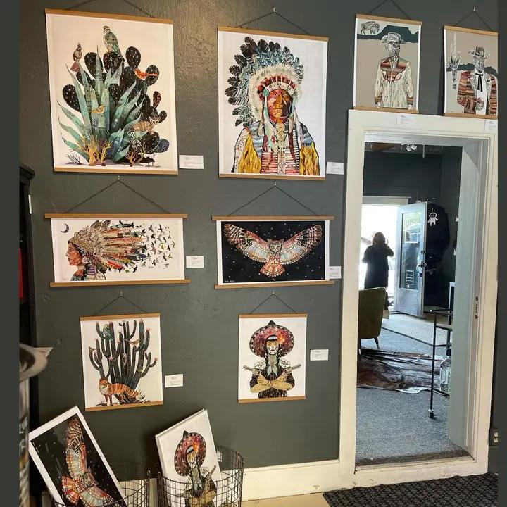 Art Print | Native American Art | American Heritage Chief、mySite、g9winljtr