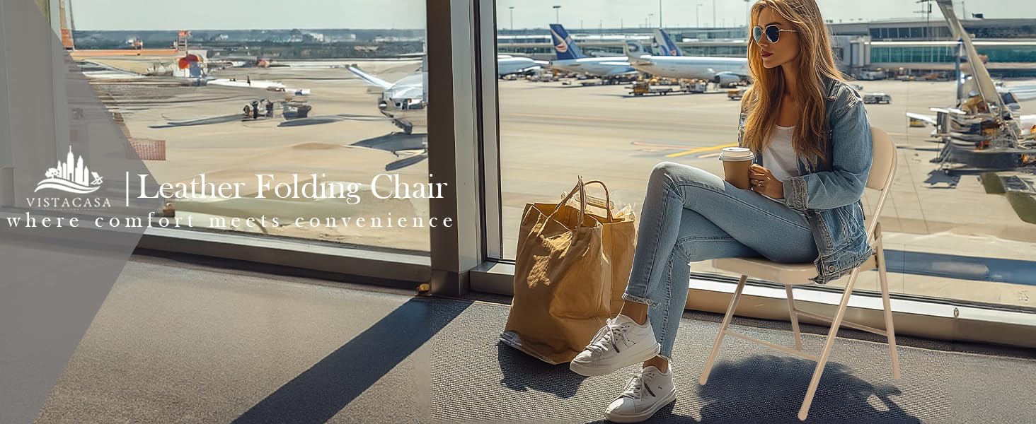 Folding Chairs with Padded Seats