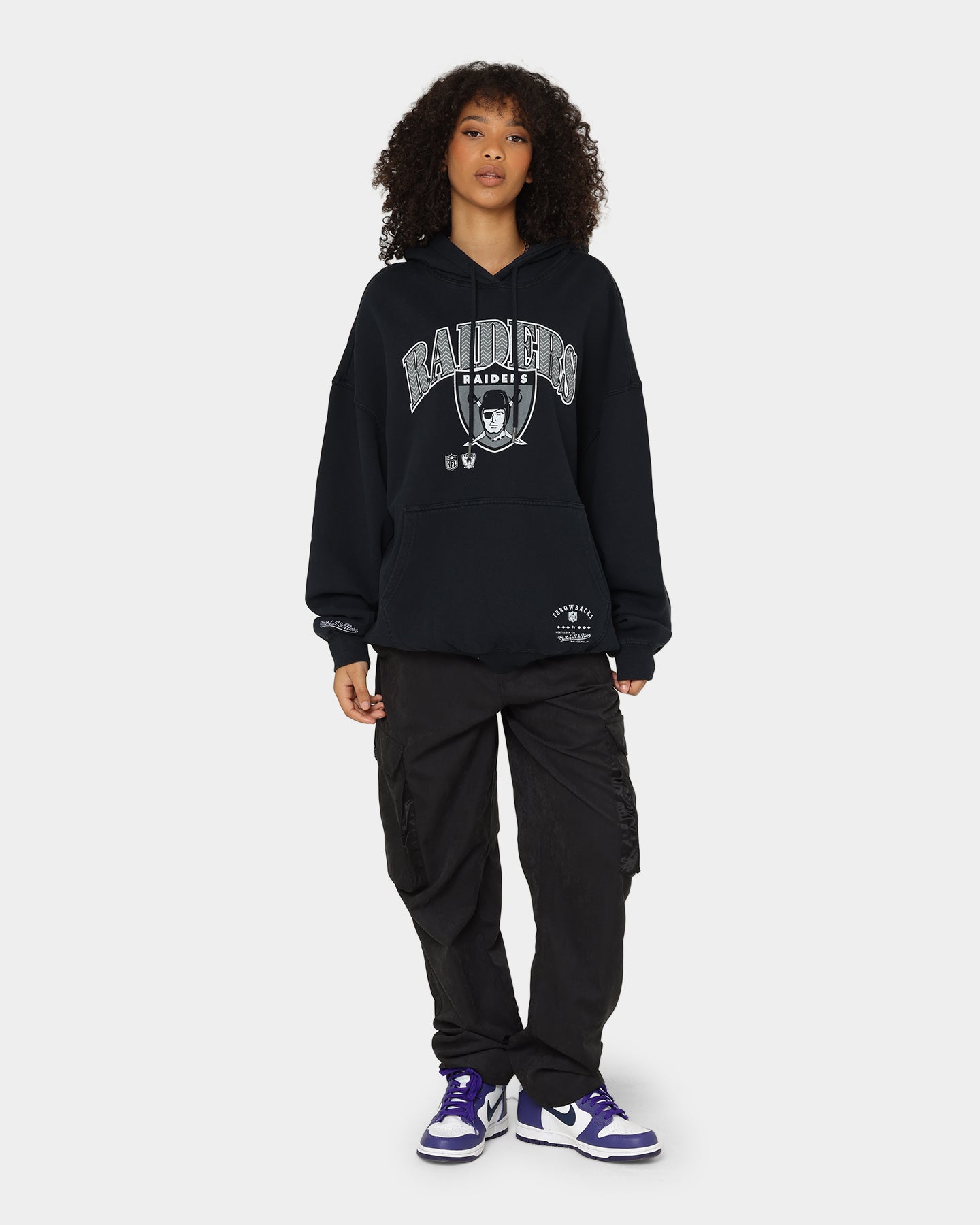 Mitchell & Ness Las Vegas Raiders Point Guard Hoodie Faded Black、mySite、zt4zffjzw