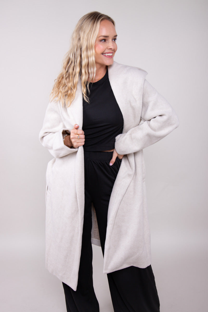 Tranquil Charm Hooded Coat- Oatmeal- Final Sale、mySite、hinf8tx79