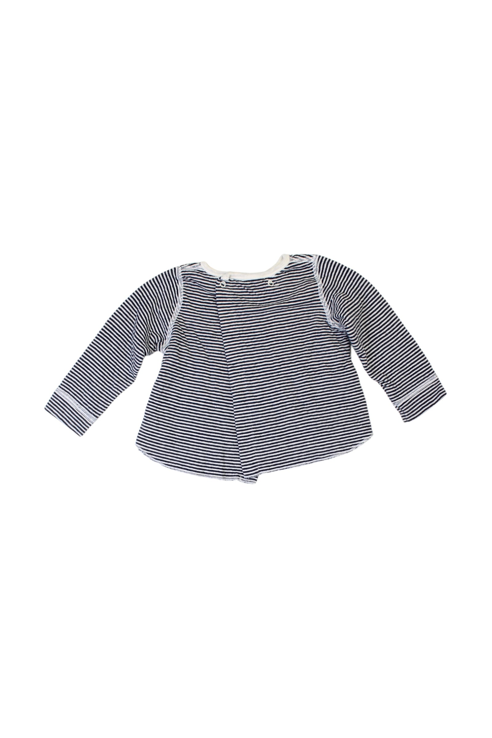 Petit Bateau Striped Long Sleeve Top 6-12M、mySite、g9winljtr