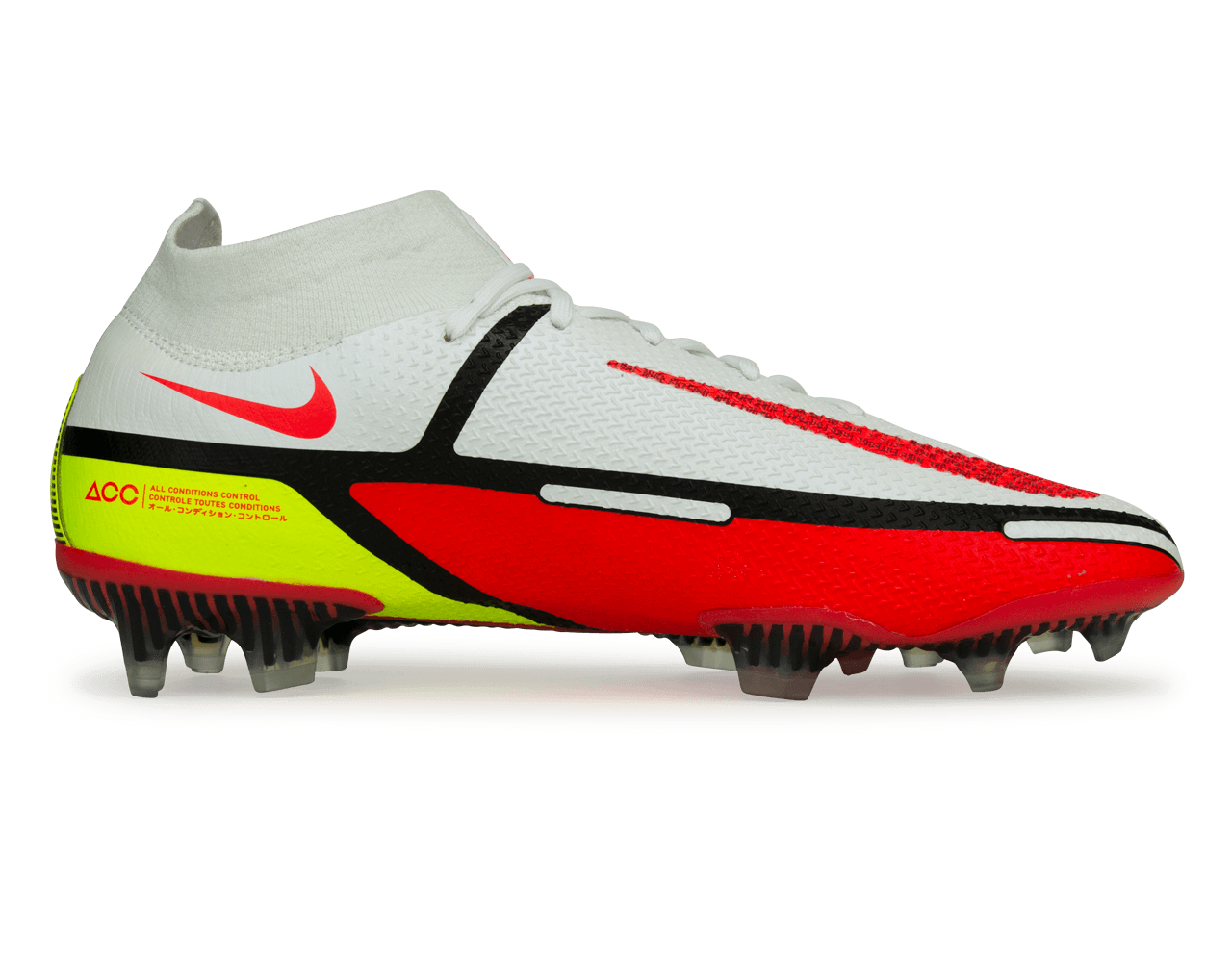 Nike Men's Phantom GT2 DF Elite FG White/Bright Crimson、mySite、bottomscart